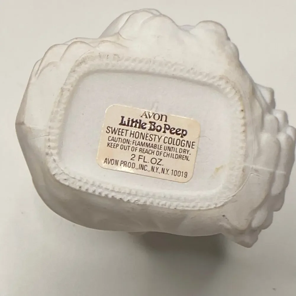 Avon Little Bo Peep Sweet Honesty Cologne Bottle Vintage
